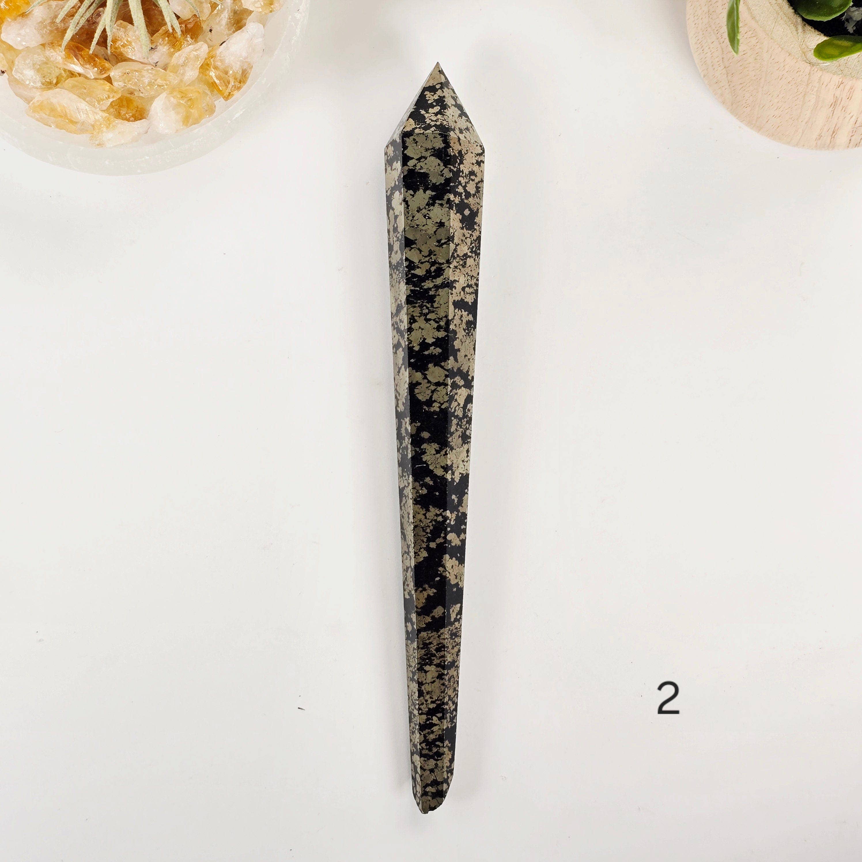 Rock Paradise - Wholesale Spiritual Stone/Crystal - Pyrite Crystal Wand - You Choose #24