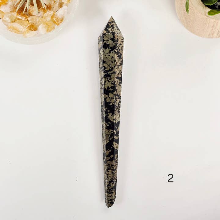 Rock Paradise - Wholesale Spiritual Stone/Crystal - Pyrite Crystal Wand - You Choose #24
