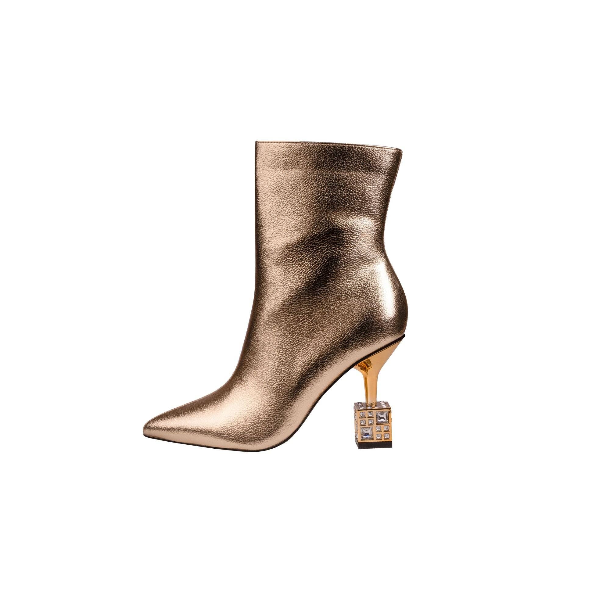 LADY COUTURE - Venta al por mayor Botines - Mujer - Botines Lady Couture CROWN con tacón metálico y piedras10