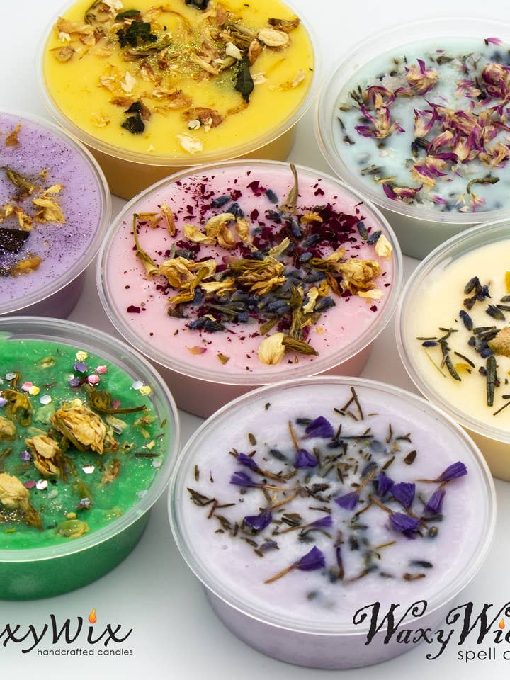 Spell Candle Wax Melts. 7 Spells Available. for wholesale by The Wicklow Witch Ltd