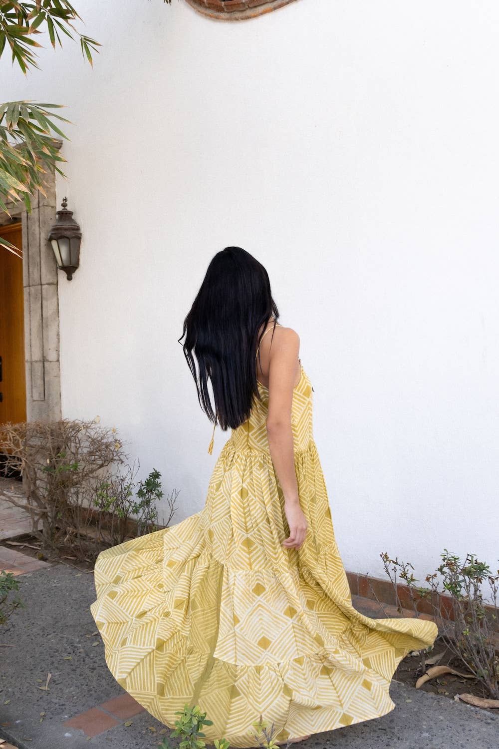 The Fox and The Mermaid - Wholesale Jurk - Dames - Handgeverfde Shibori maxi-jurk (Udvita)7