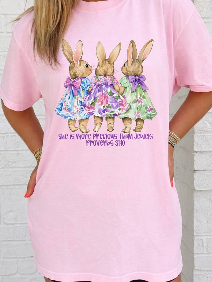 Ace of Grace - Wholesale Tunic - Women's - 3 Precious Bunnies Tees & Sweatshirts