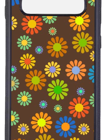 Étui à fleurs vintage marron pour la vente par Tayson Trends