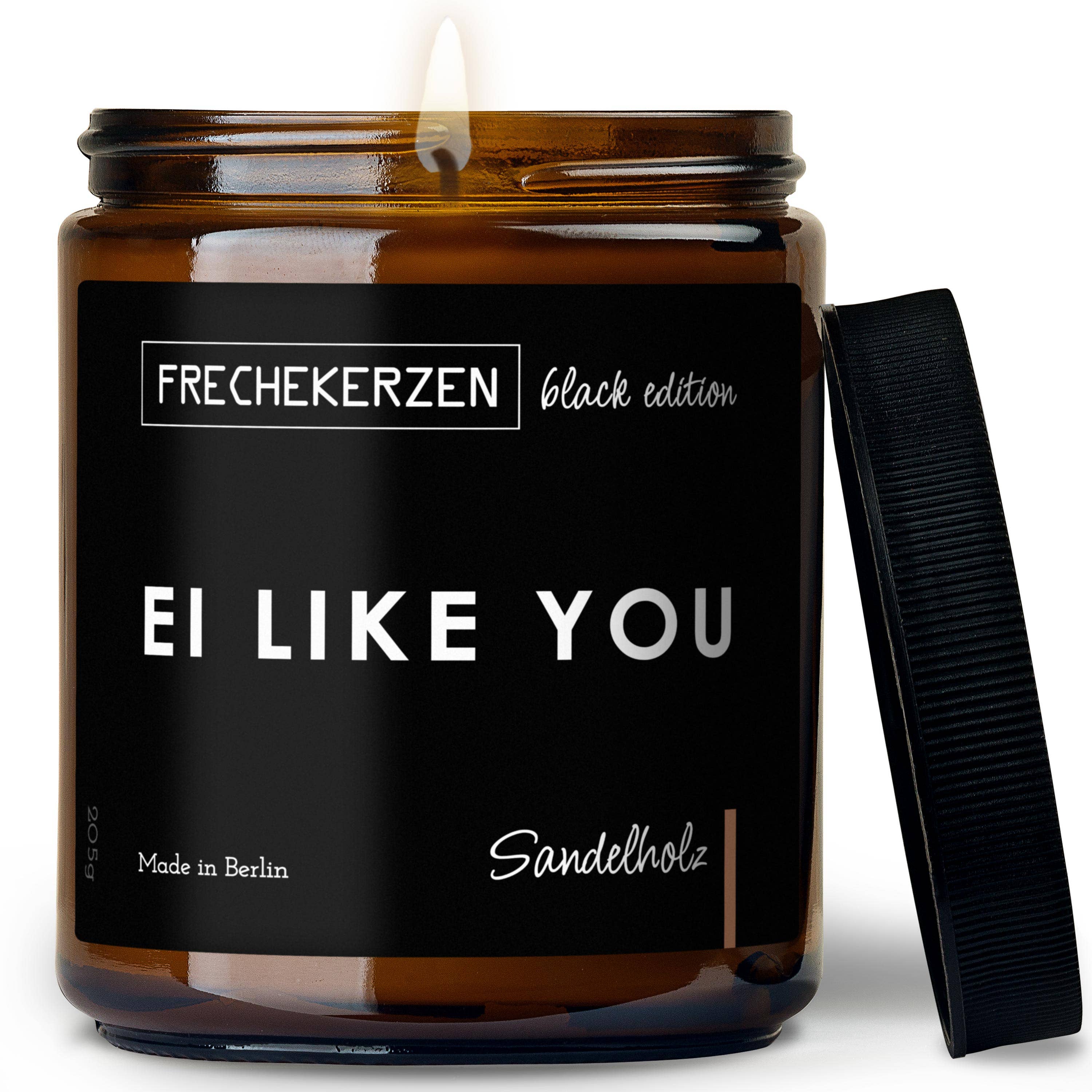 mysoy‎® Duftkerzen-Manufaktur - Wholesale Jar/Filled Candle - Scented candle with saying | ei like you | Handmade gift scent12