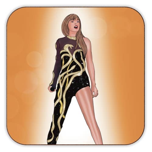 Coasters 'Black and Gold Reputation Era por atacado de ART WOW