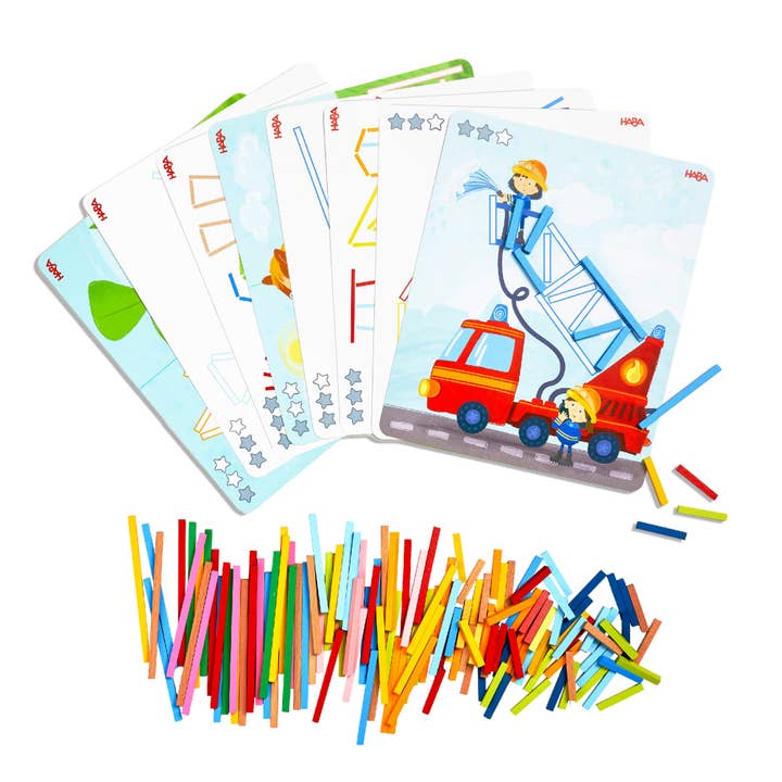 Stabix Wooden Arranging & Matching Game for wholesale by HABA USA