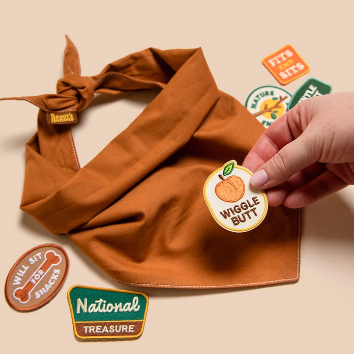 Scout's Honour Pty Ltd - Wholesale Pet Bandana - Dog - Dog Patch Bar | Loose Iron-On Patches (Pack of 54)0