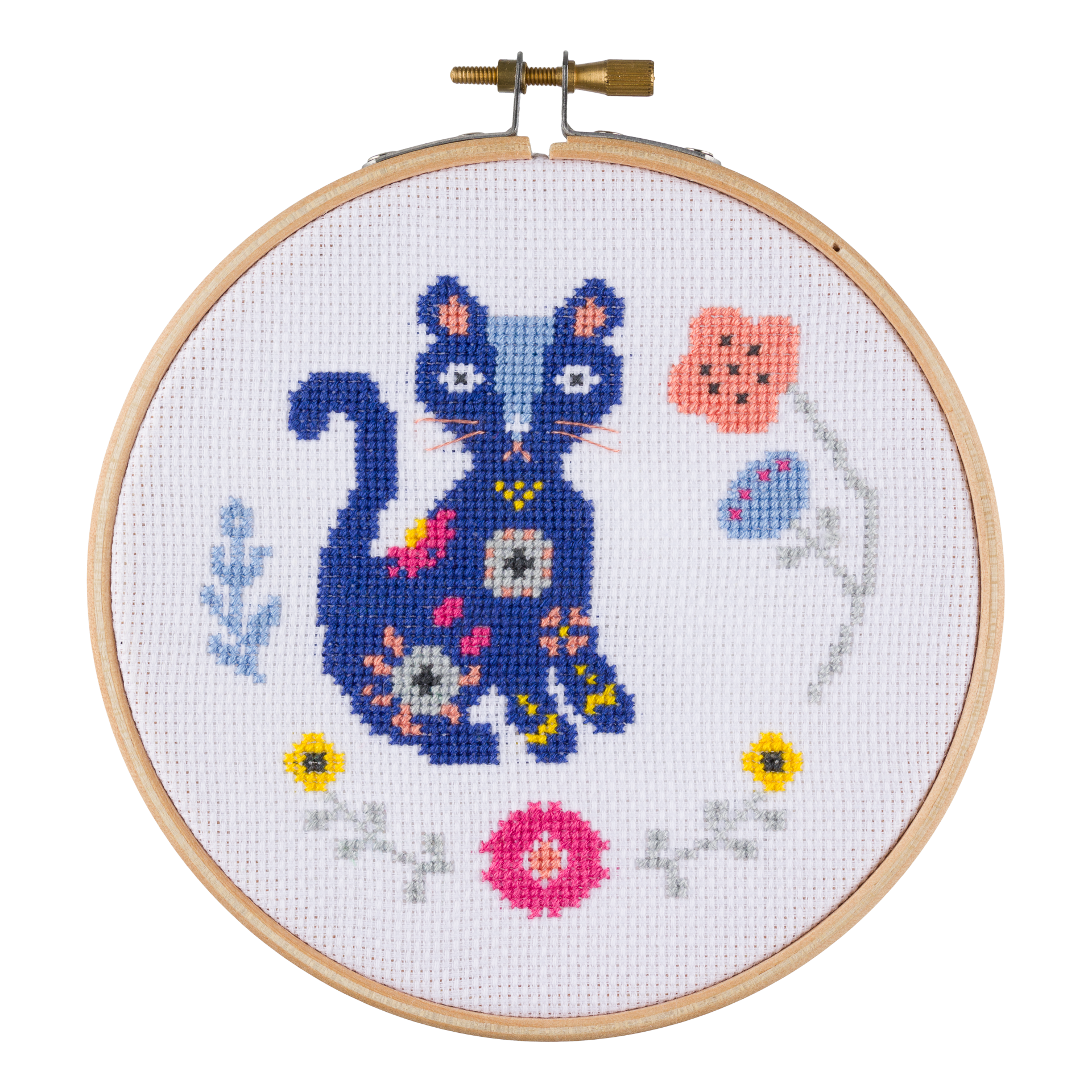 Com'1 Idée - Wholesale Embroidery/Cross Stitch Supplies - Cross stitch kit - Cat folk2