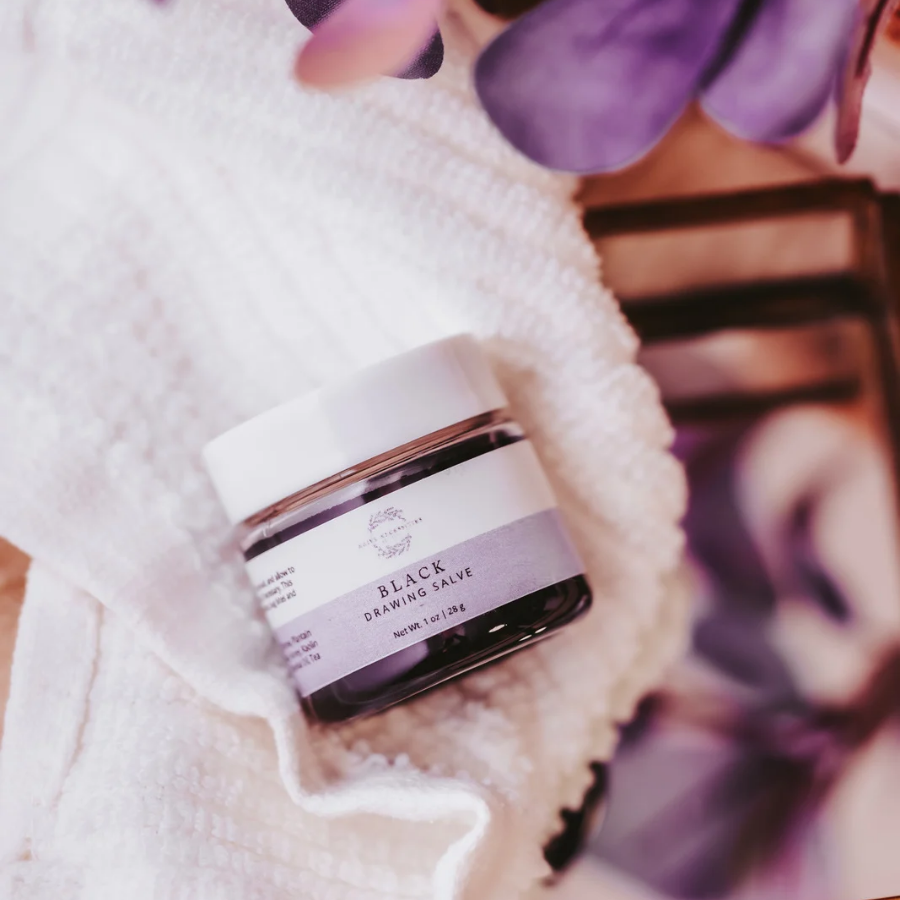 Naive Necessities - Wholesale Healing salve/balm/cream - Black Drawing Salve0