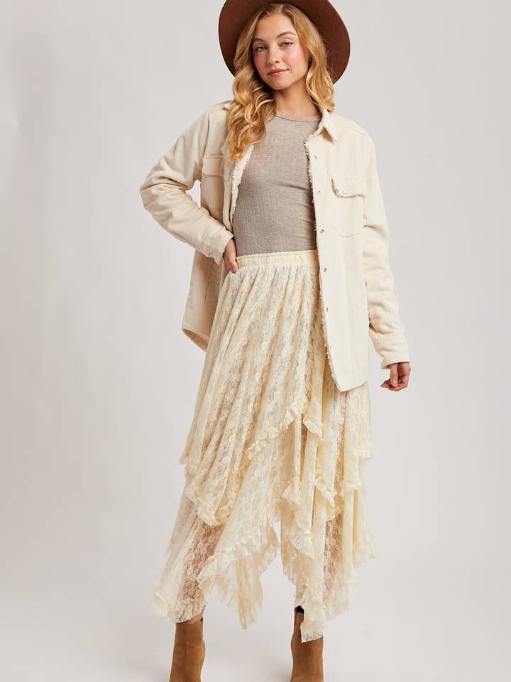 Bluivy - Wholesale Shirt Jacket/Shacket - Women's - CORDUROY SHERPA-LINED JACKET35