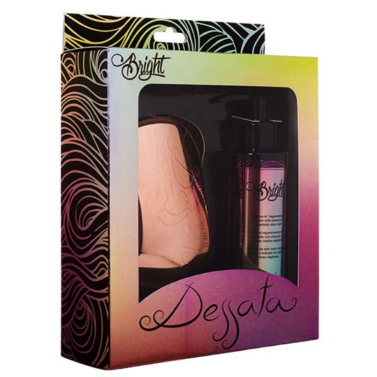 Dessata - Wholesale Haircare Set/Kit - Dessata gift set: leave-in conditioner + hairbrush - METAL R1