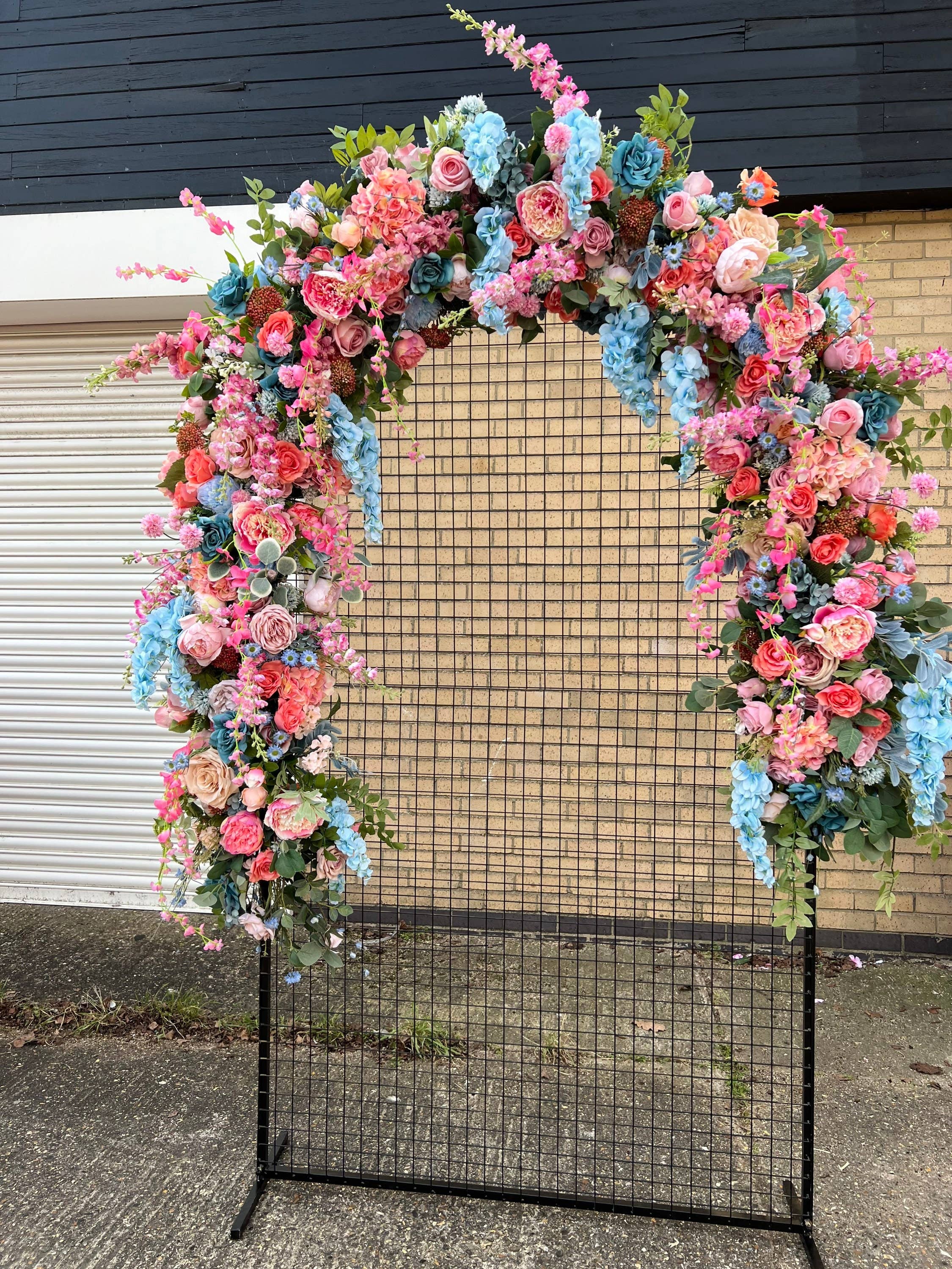 IVY CRUZ - Wholesale Bunting/Garland - Summer Flower Garland, Blue Flower Garland, Silk Flower6