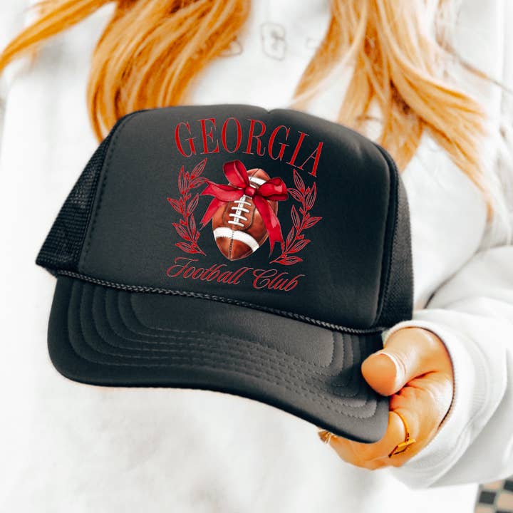 Gia Gifts Boutique - Wholesale Trucker Hat - Women's - Georgia Bulldogs Football Club Trucker Hat