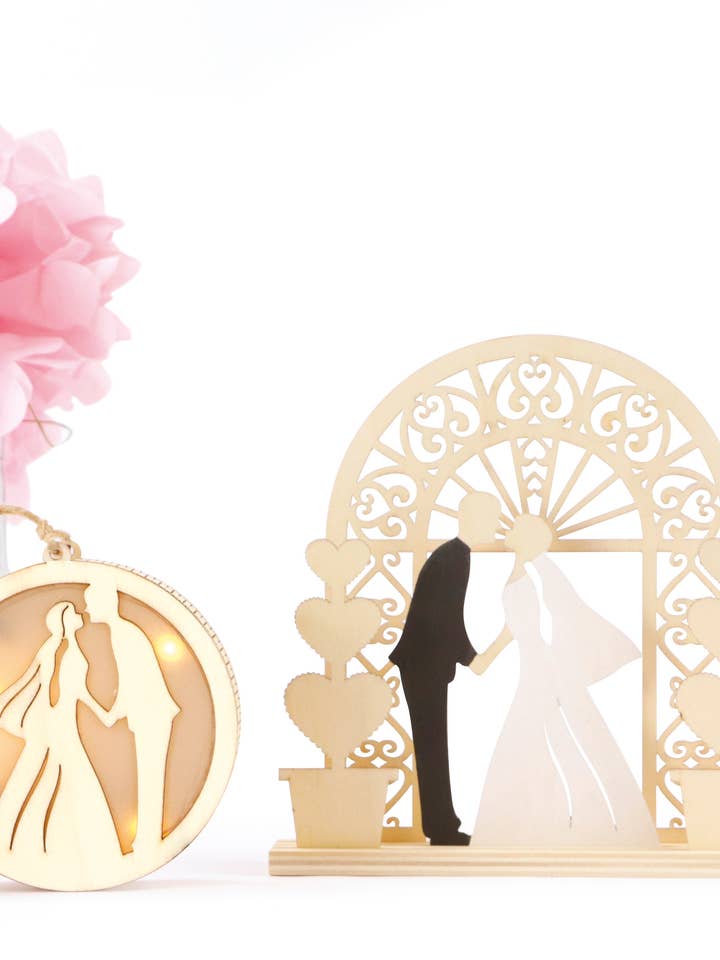 Decoração para arco de casamento para montar 180x190x40 mm por atacado de Graine Créative