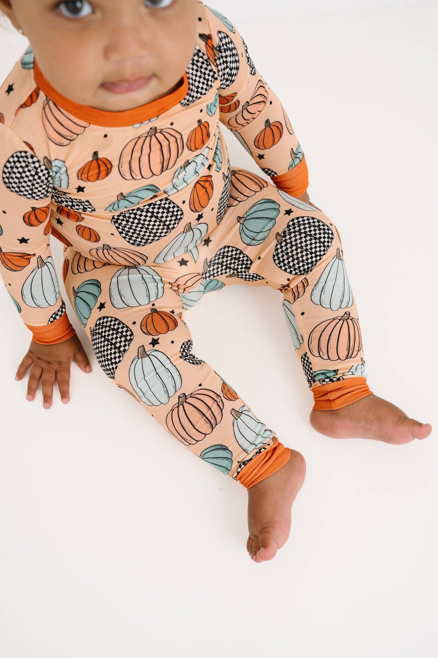 Little One Shop - Wholesale Lounge Set - Kids - Falling For Pumpkins Bamboo Set4