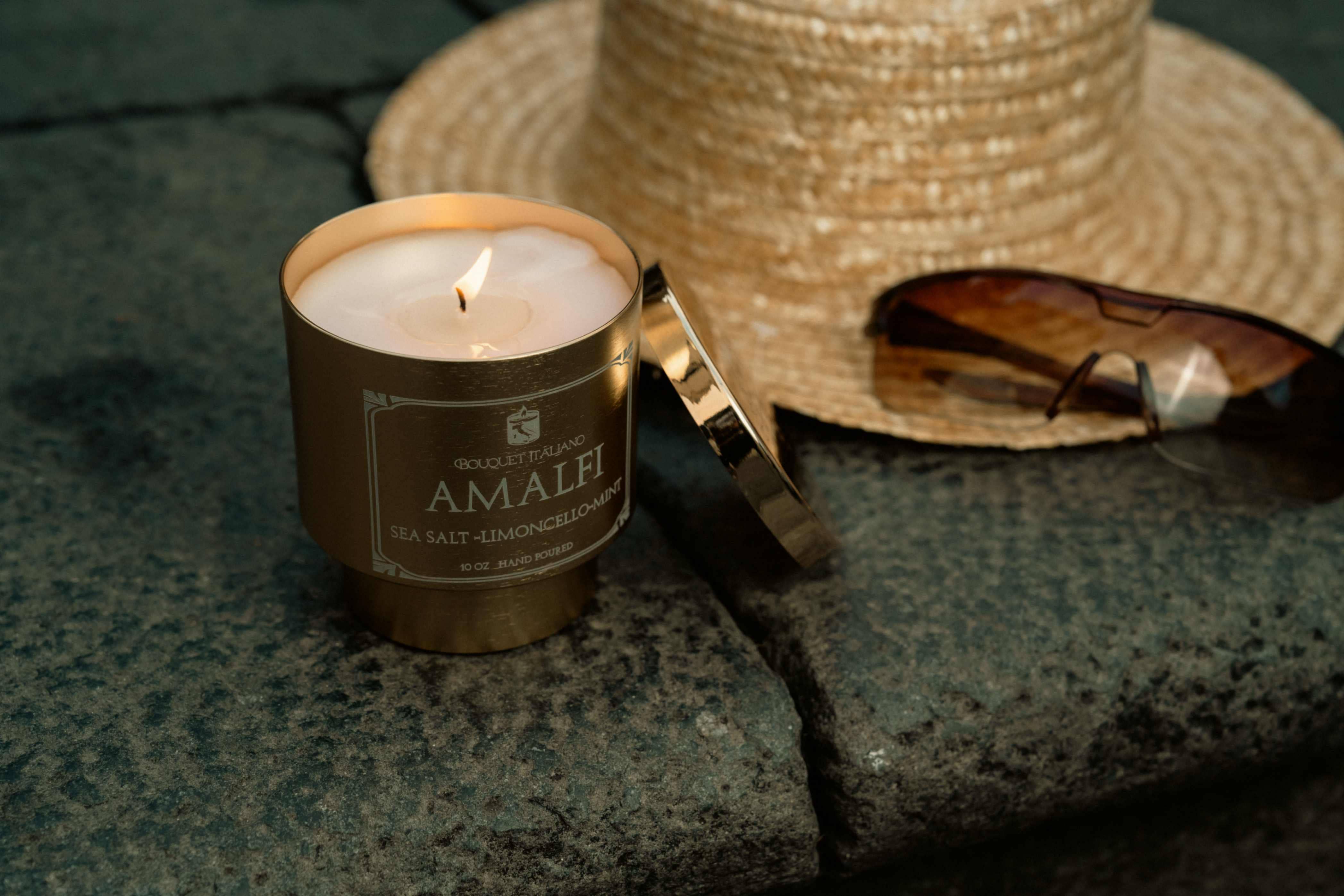 BouquetItaliano – wholesale Jar/filled candle – Amalfi Luxury Scented Candle – Italian Coastal Inspired33