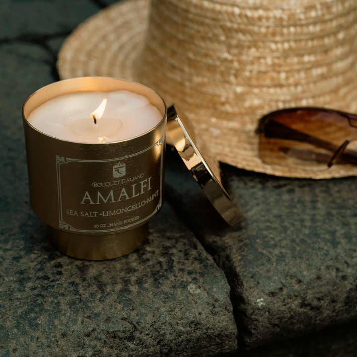 BouquetItaliano – wholesale Jar/filled candle – Amalfi Luxury Scented Candle – Italian Coastal Inspired33