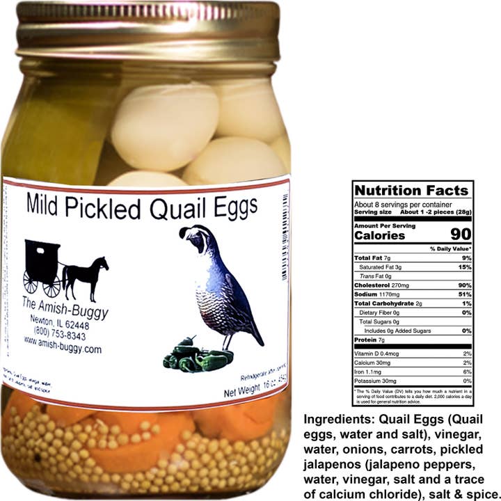 Arndt's Fudgery LLC - Wholesale Pickled Vegetables - Amish Pickled Vegetables & Eggs 16 oz. Jar37
