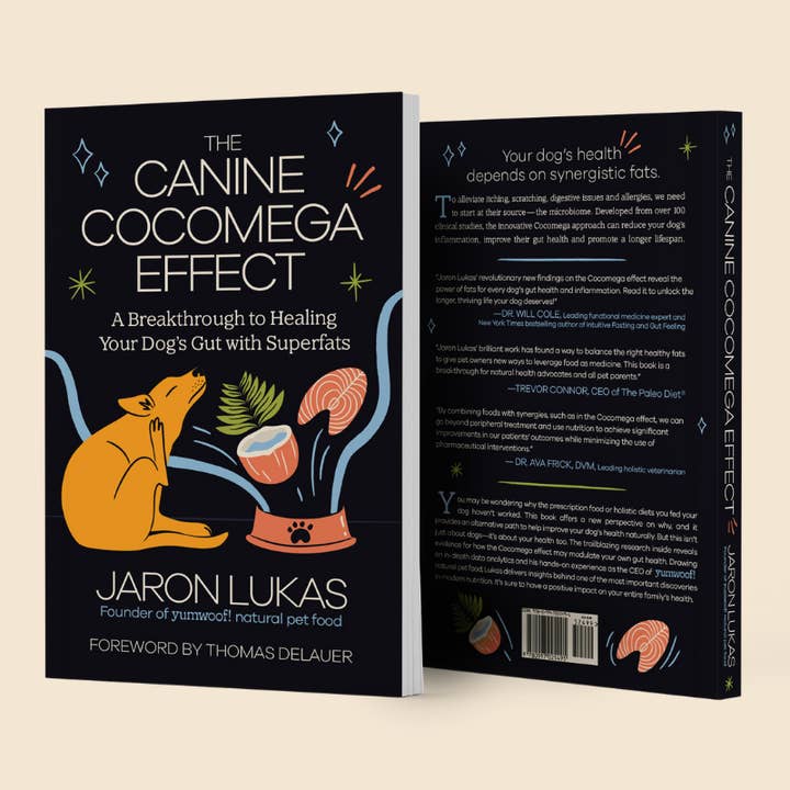 Yumwoof Natural Pet Food - Wholesale Pet Book - The Canine Cocomega™ Effect1