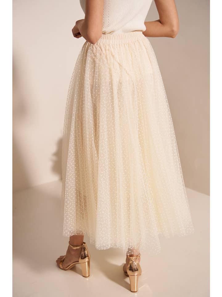CHOKLATE PARIS - Wholesale Skirt - Women's - Aria tulle plumetis skirt - CK08077-3