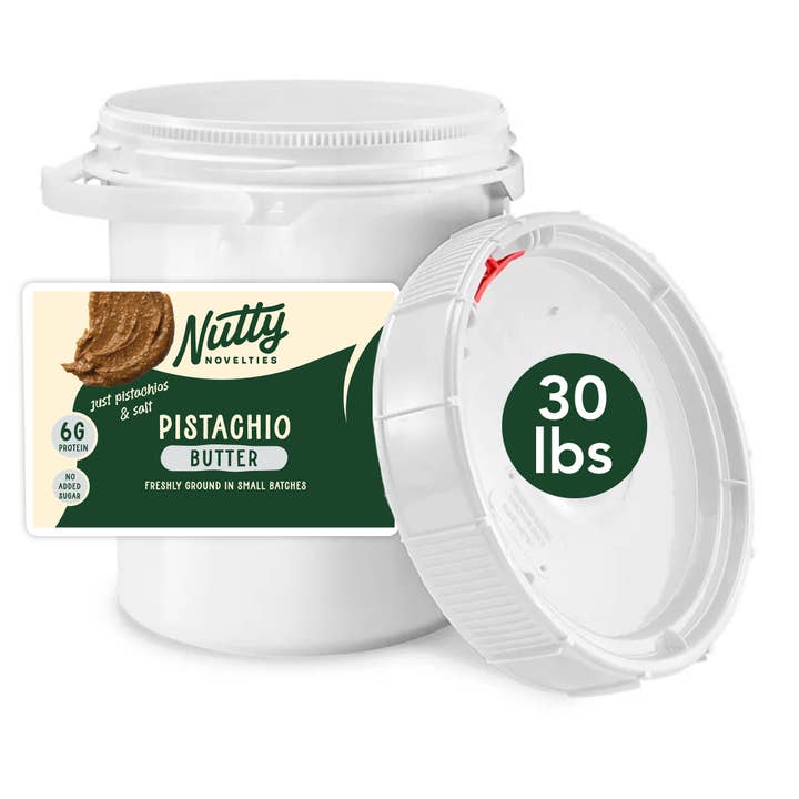Bulk Pistachio Butter for wholesale by Nutty Novelties