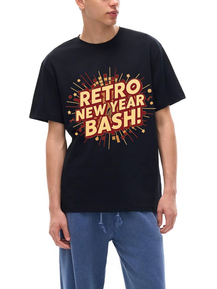 Queen Fashion - Wholesale T-Shirt (Graphic) - Unisex - new year bash retro graphic apparel – DTG Printed Tee15