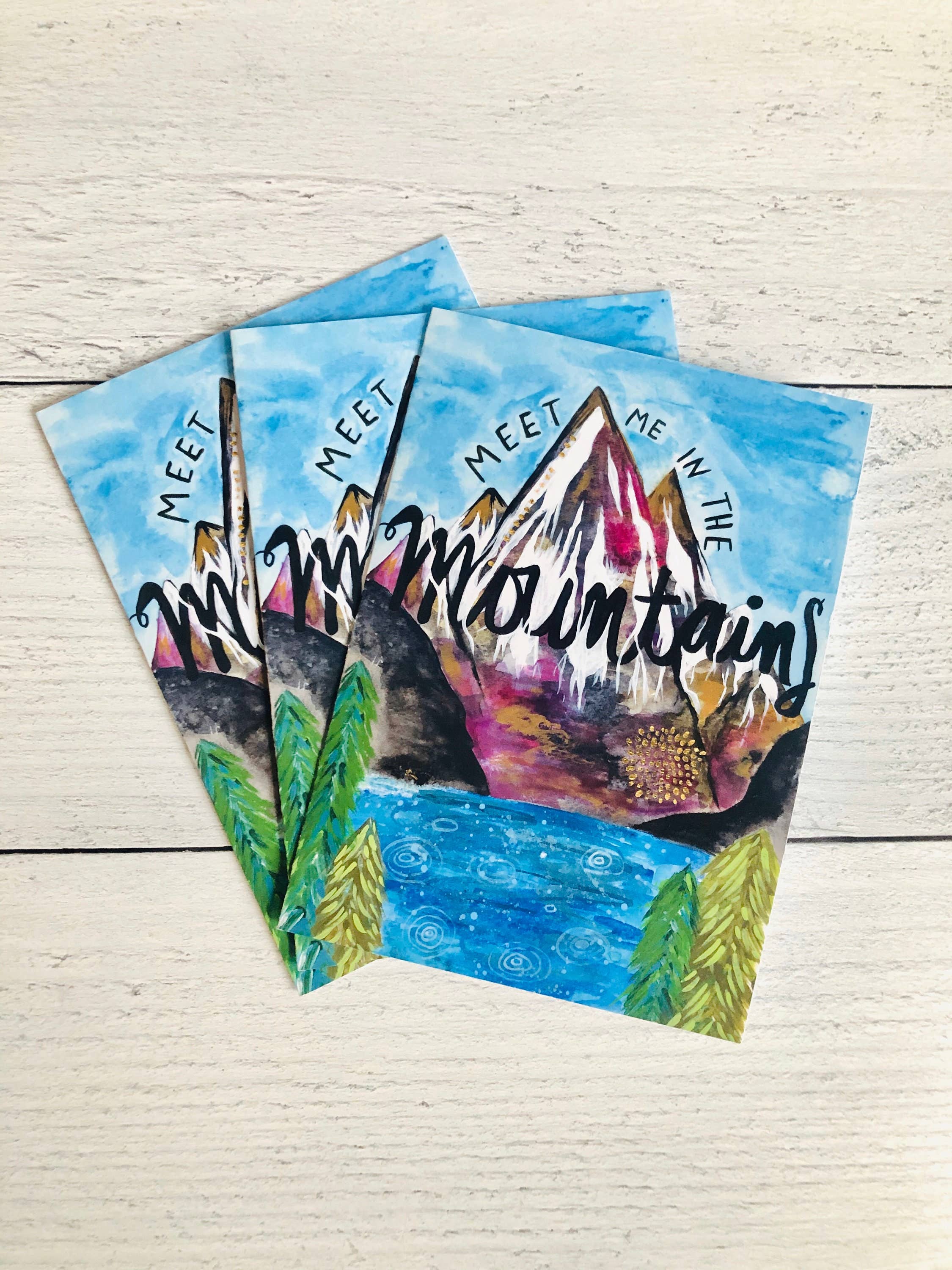 A Quartzy Life - Wholesale Everyday Greeting Card - Meet Me in the Mountains Card4