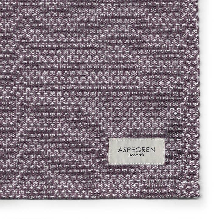 Aspegren Denmark - Wholesale Tea Towel - Tea Towels - 100% Orgainc Cotton - Set of two - Gastro - Plum Wine