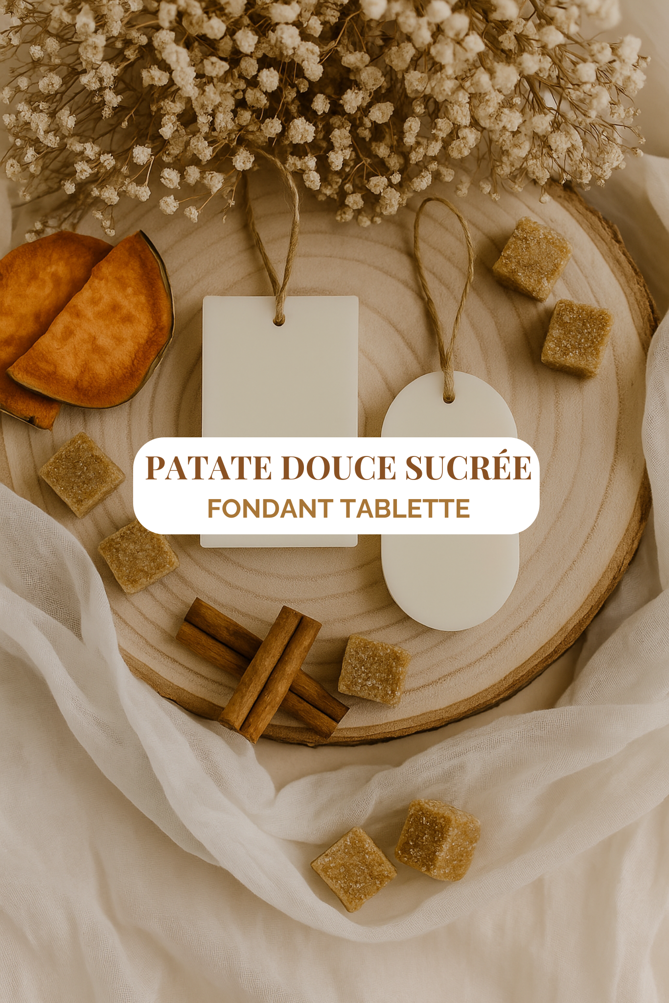 WILD CHILD Bougies & Co - Vendita all'ingrosso Cialde di cera - Tavolette profumate alla patata dolce, fragranza 10 ore0