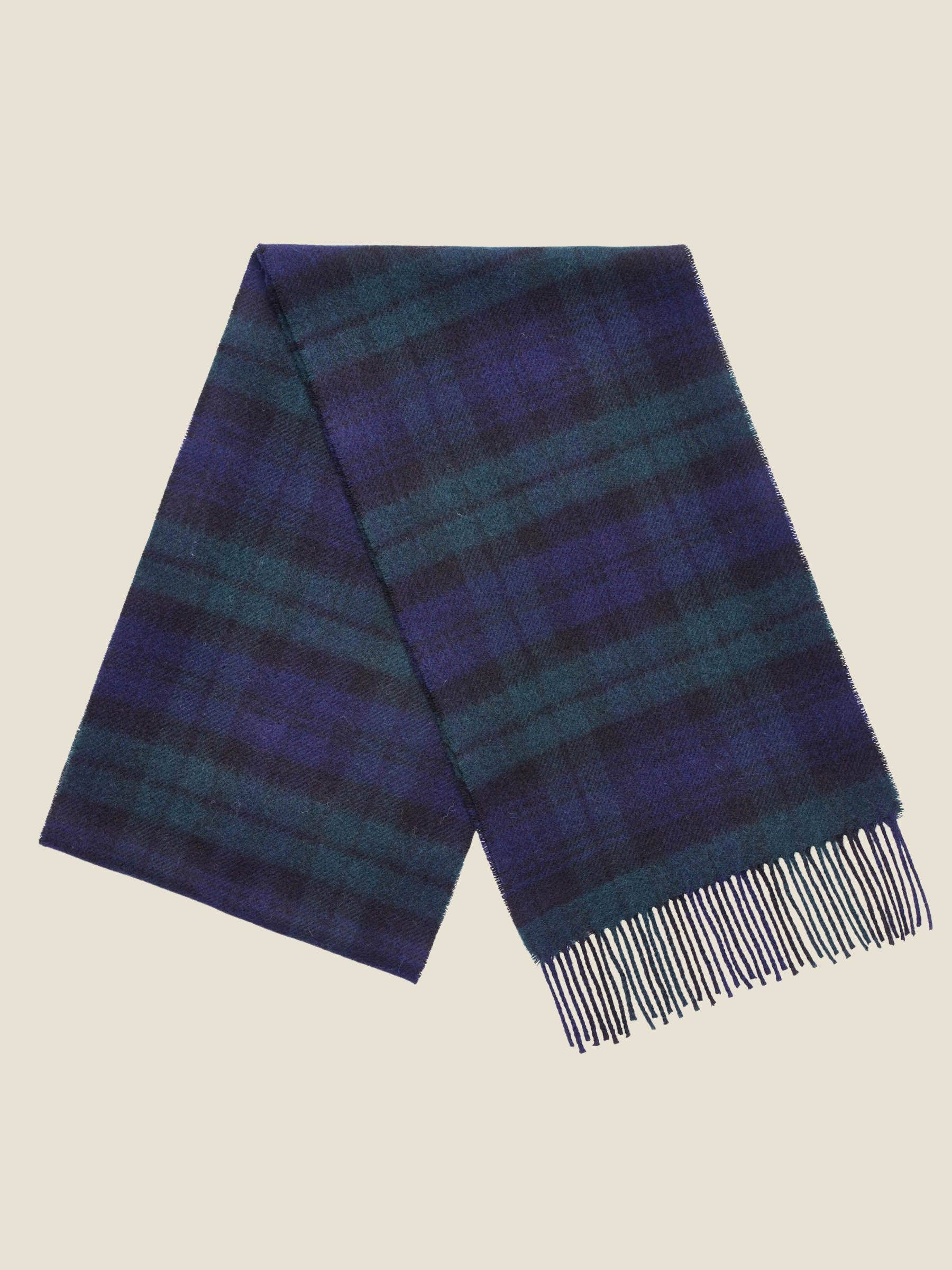 Bronte by Moon - Wholesale Scarf - Women's - Black Watch Tartan Scarf