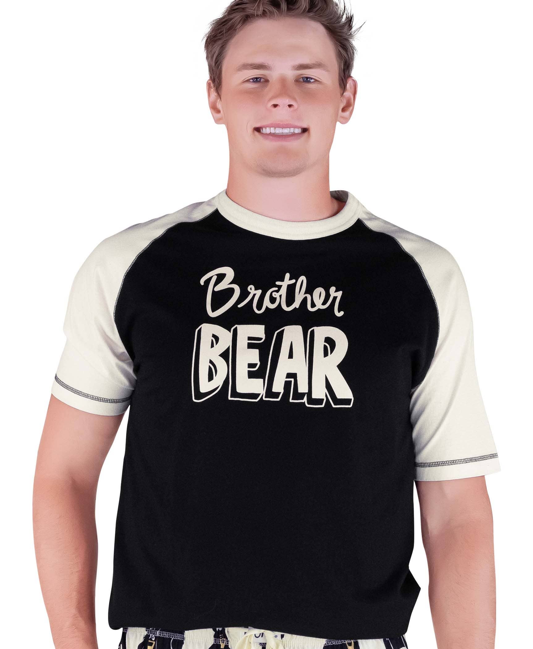 Lazy One - Vente T-shirt sérigraphié – homme - T-shirt de pyjama pour homme Frère des ours2