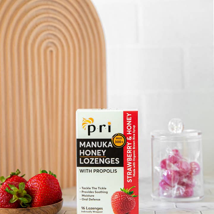 Pacific Resources - Wholesale Lozenges/Cough Drops - Manuka Honey & Propolis Lozenges/Cough Drops Strawberry 4