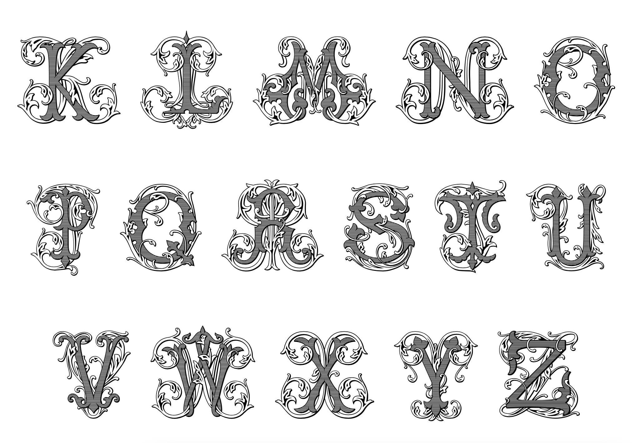 Belle Linen – wholesale Dinner & cloth napkin – Set of 4 Vintage Monogram Scalloped Linen Cocktail Napkins9