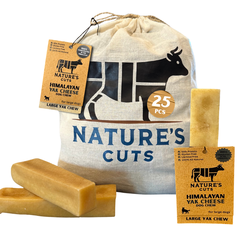 Mighty Chewz - Wholesale Pet Treats - Dog - Large Yak Cheese w/ Tag ($5.04 / Stick)0