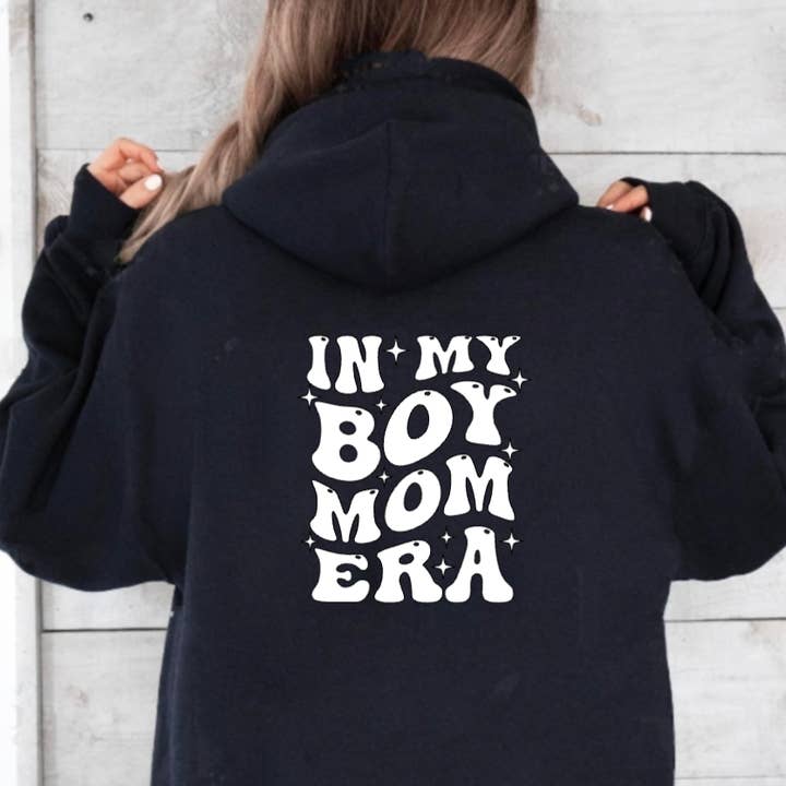 In My Boy Mom Era Hoodie for wholesale by 37 West Co