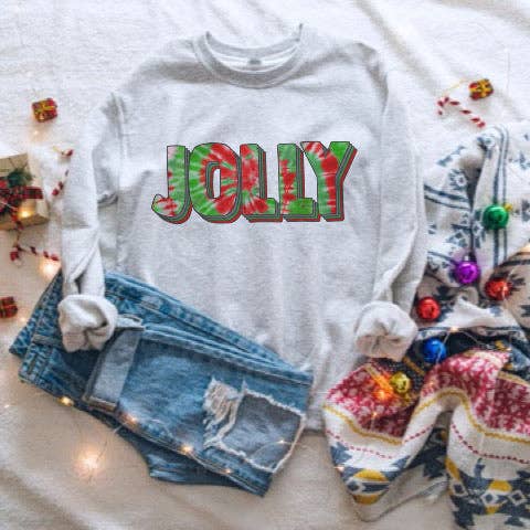 JOLLY tie dye sweater for wholesale by RR Tees Wholesale