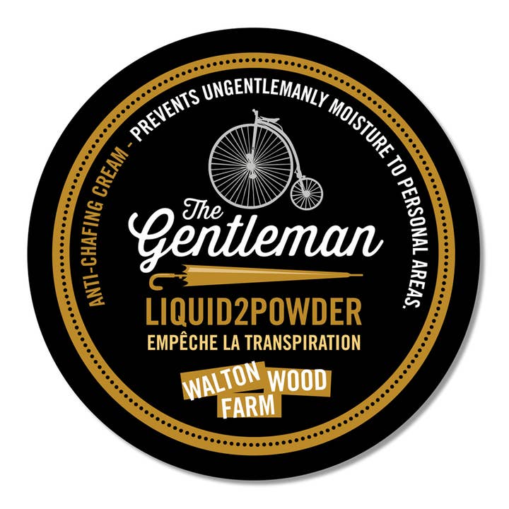 Gentleman Liquid2Powder Anti-Chafing Cream for wholesale by Walton Wood Farm Corp.