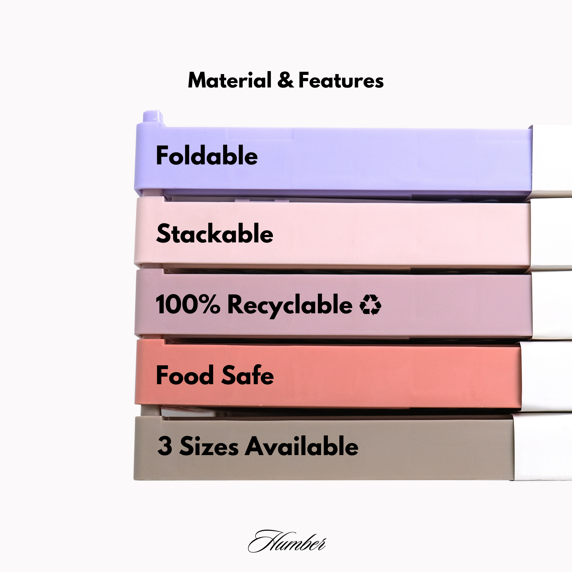 Humber - Wholesale Storage Bin - Color Storage Crate, Assorted Colors, Large3