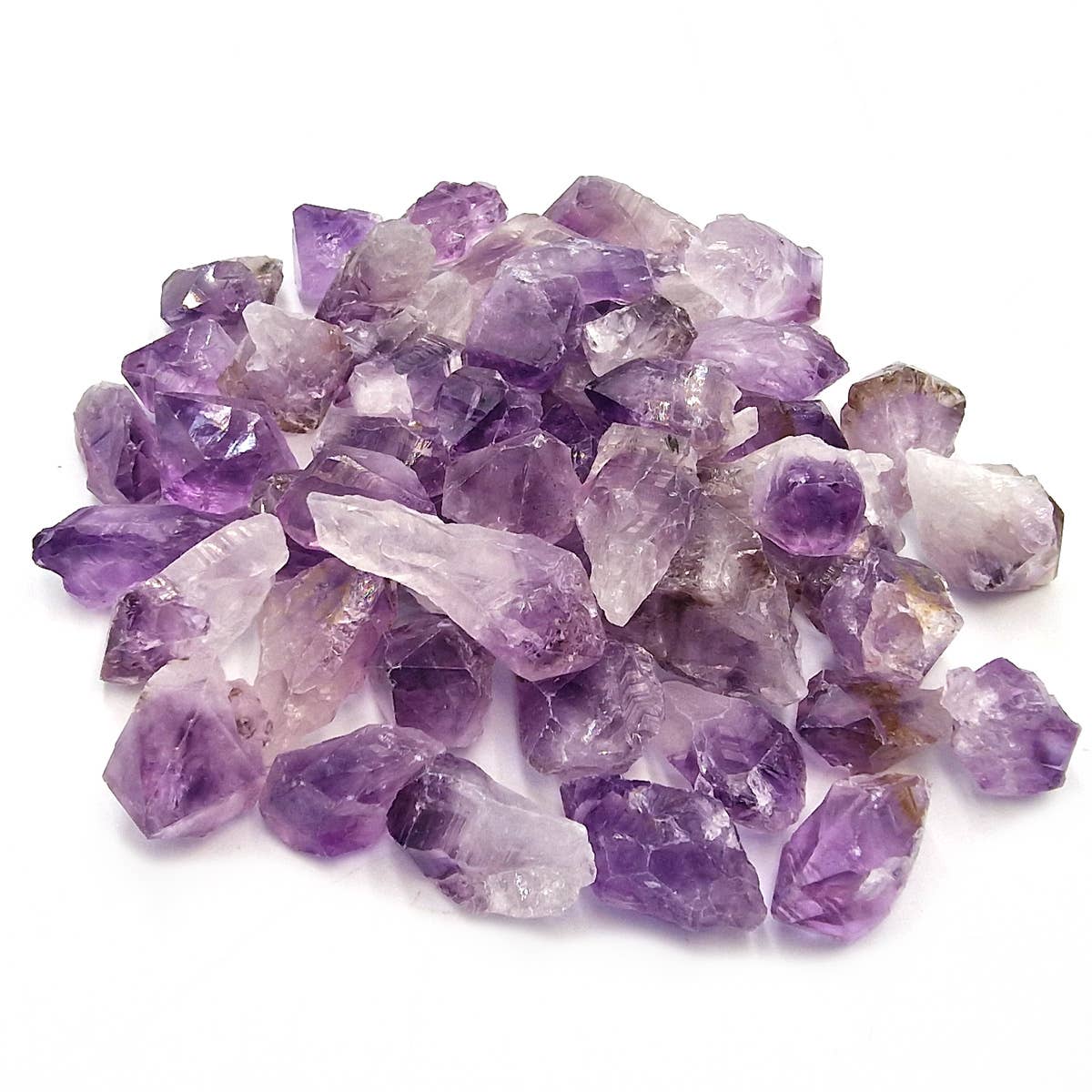 Shamans Crystal - Wholesale Spiritual Stone/Crystal - Amethyst Points teeth 100grams1