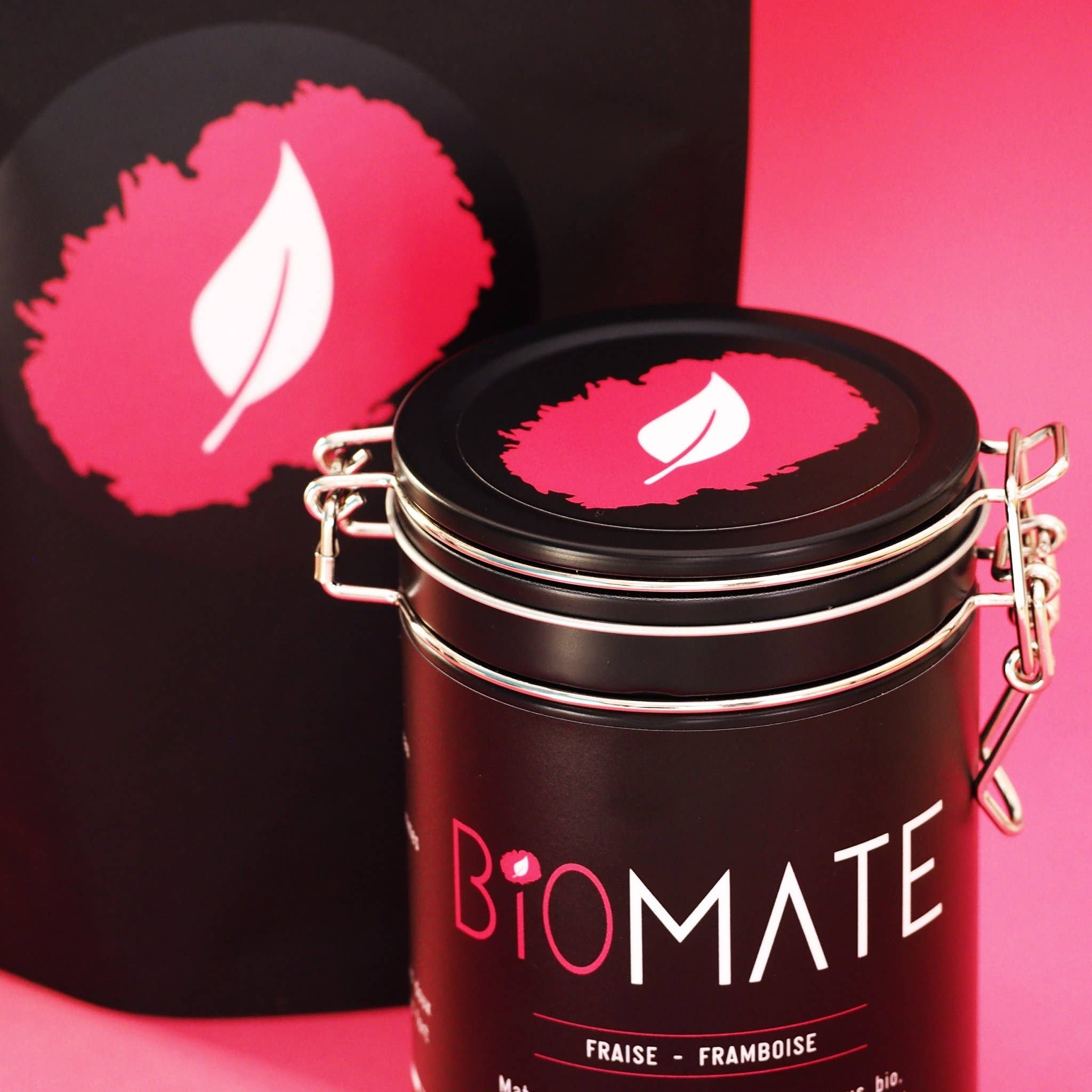 Biomate – wholesale Hälsoté/Detoxté – Ekologisk Yerba Mate med jordgubbar och hallon2