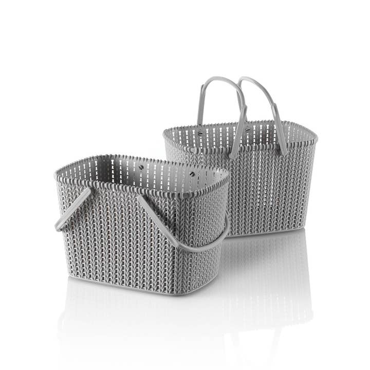 Gruppo F.T - Wholesale Basket - Set of 2 MANDY storage baskets with handle1