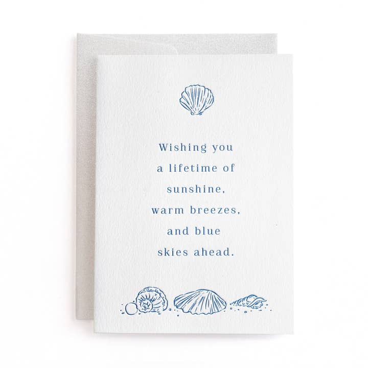 Down The Isle, Wedding Greeting Card, Letterpress for wholesale by Minted