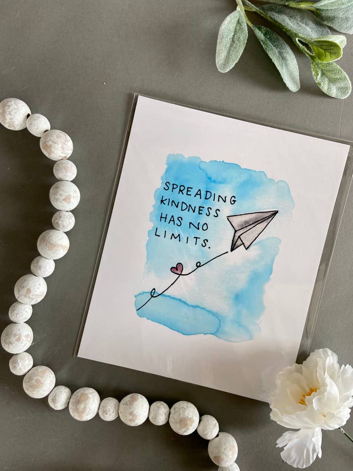 Art Print - Spreading Kindness - 8x10 for wholesale by Ink + Splash