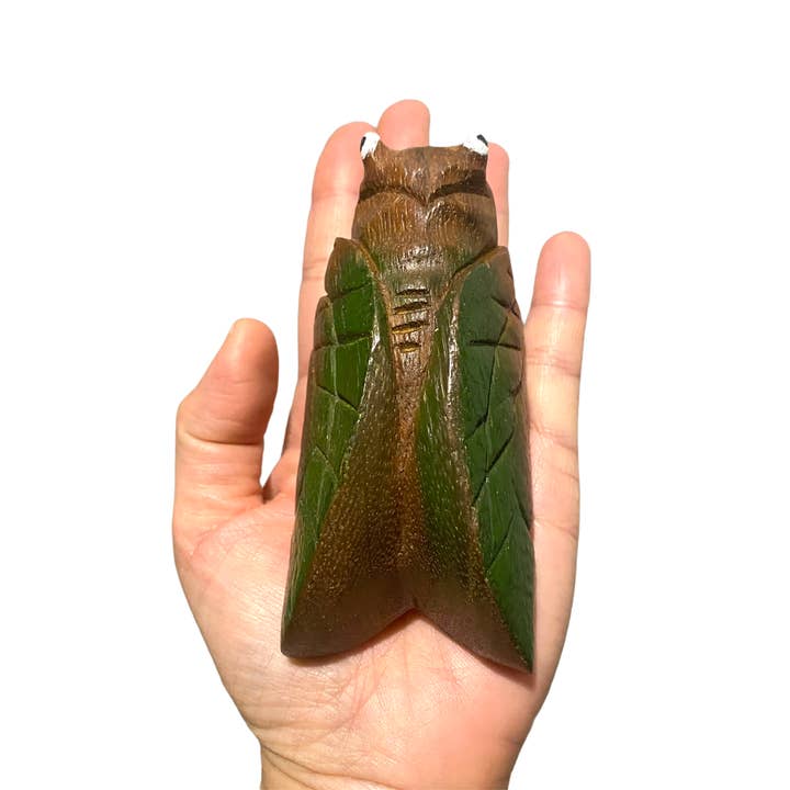 Music Frog Co - Wholesale Musical Toy - Kids & Baby - Painted Wooden Musical Cicada Maracas Shaker Instrument