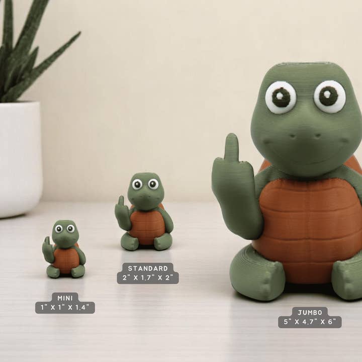 Lellume - Wholesale Decorative Figurine - Turtle Middle Finger Figurine – Funny Sarcastic Turtle Gift6