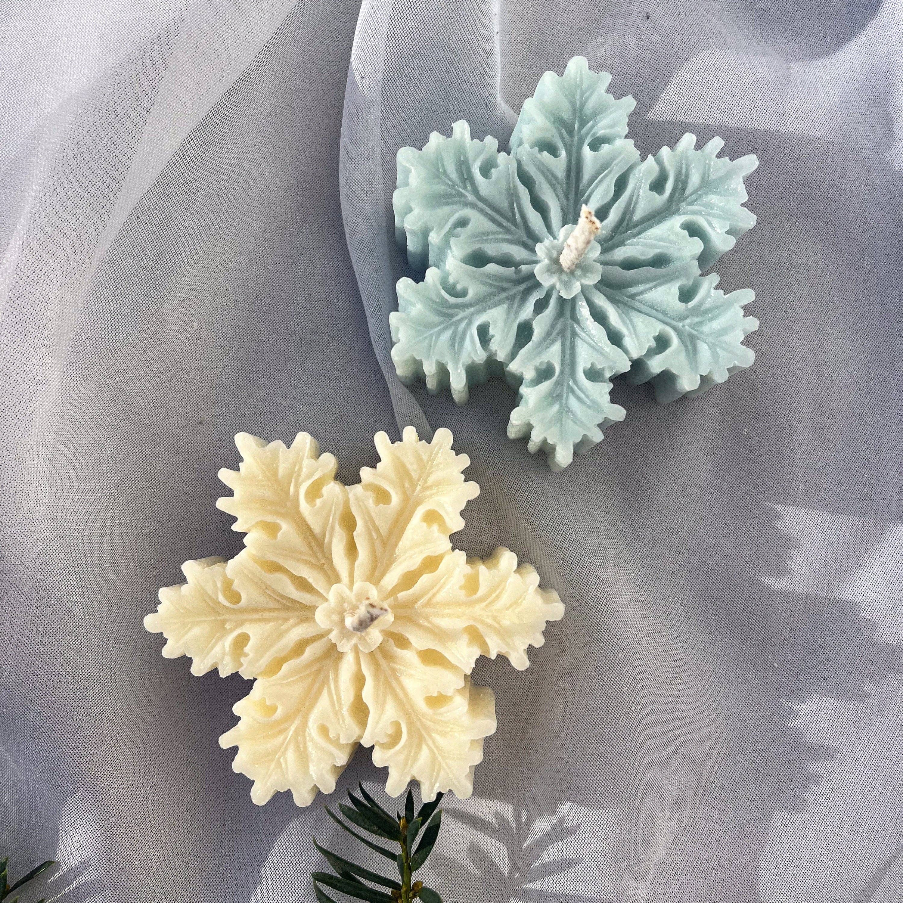 lumierethecandle - Wholesale Novelty Candle - SNOWFLAKE Candles (various colors)4