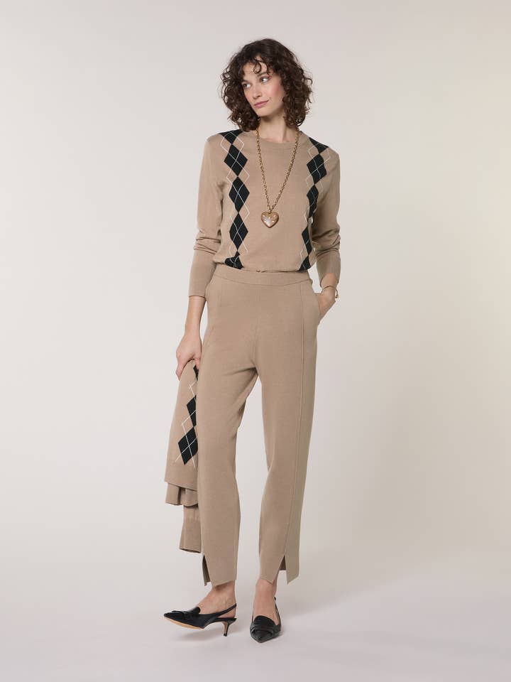 Rodier - Wholesale Pants - Women's - Cigarette pants in Milano knit0