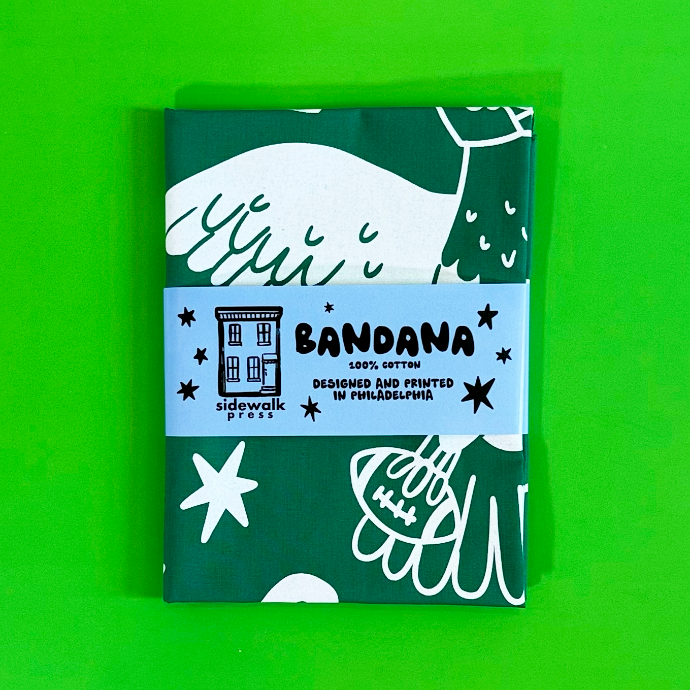 Sidewalk Press - Wholesale Bandana - Unisex - Go Birds Bandana2