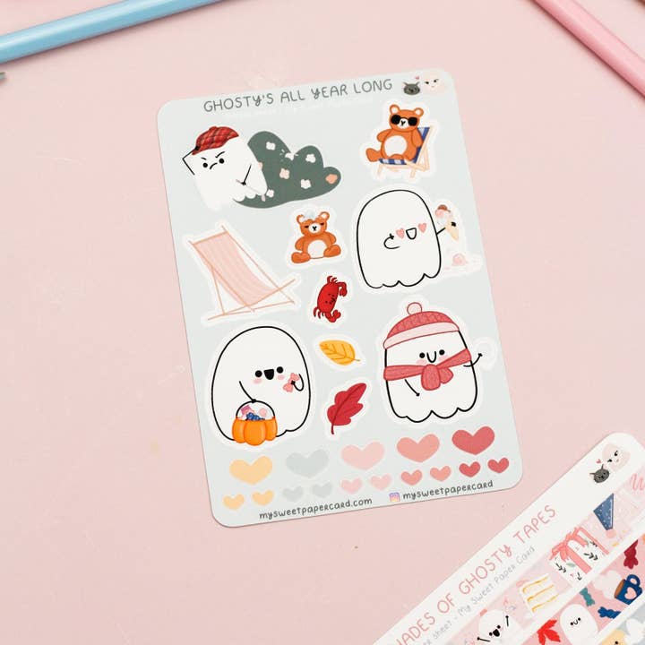 My Sweet Paper Card - Wholesale Stationery/notecard set - Ghosty Stationery - Letter Writing Set9