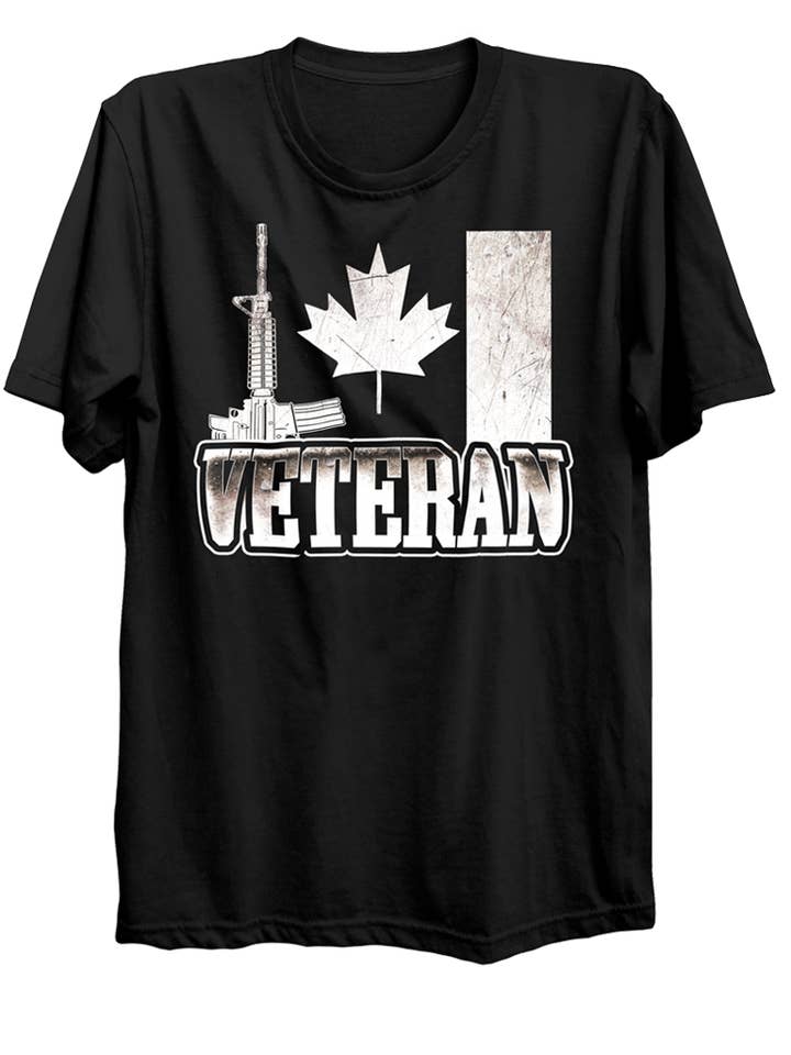 Veteran T-Shirt for wholesale by Canada for Victory